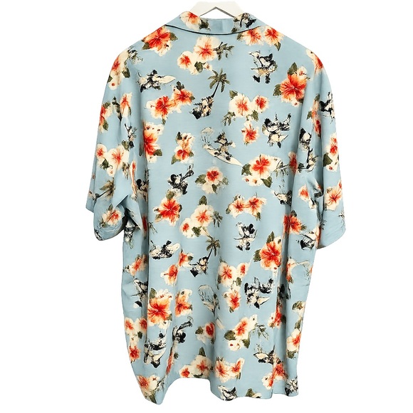 Disney Parks x Tommy Bahama Mickey Mouse Hawaiian Shirt NWT XL Silk - Picture 2 of 7